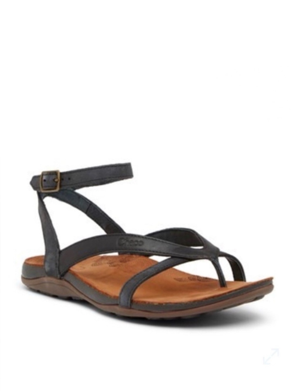 Chaco Sofia Black Leather Sandals Womens Size 8 - Picture 2 of 15